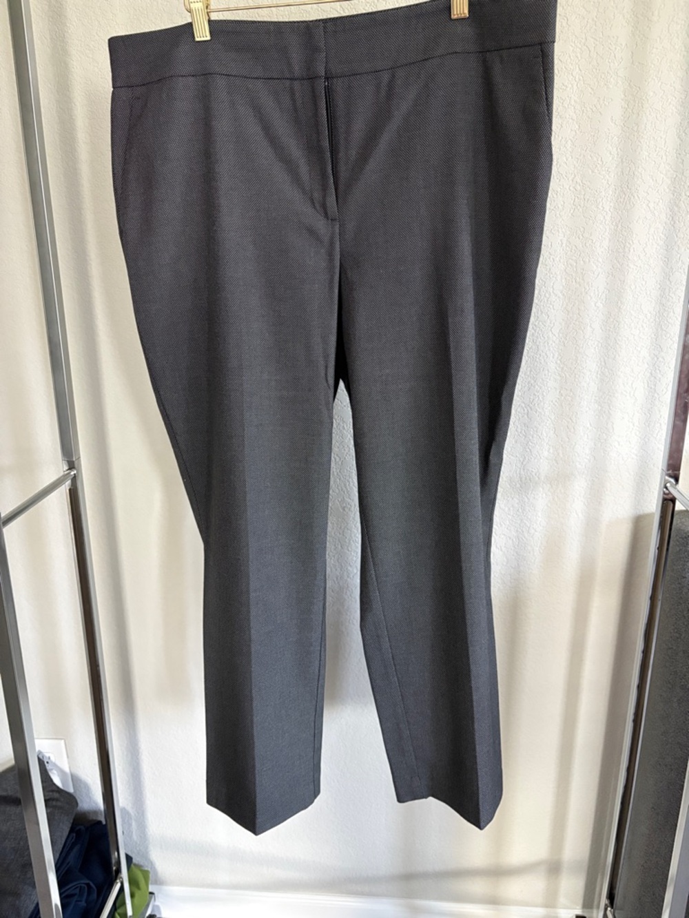 Ann Taylor Factory Black and White Textured Pants